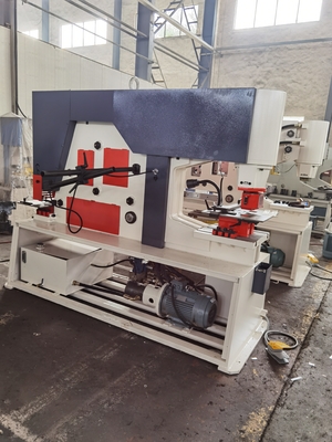 Máy cắt sắt thủy lực nhỏ 90 tấn Q35y-20 Máy cắt đột lỗ Góc cắt sắt