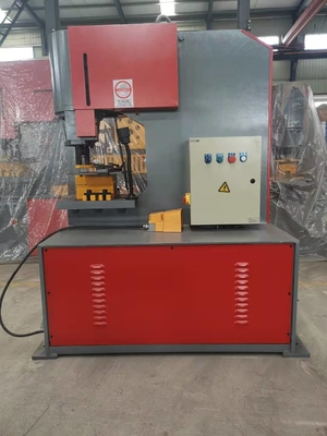 Máy cắt sắt thủy lực nhỏ 90 tấn Q35y-20 Máy cắt đột lỗ Góc cắt sắt